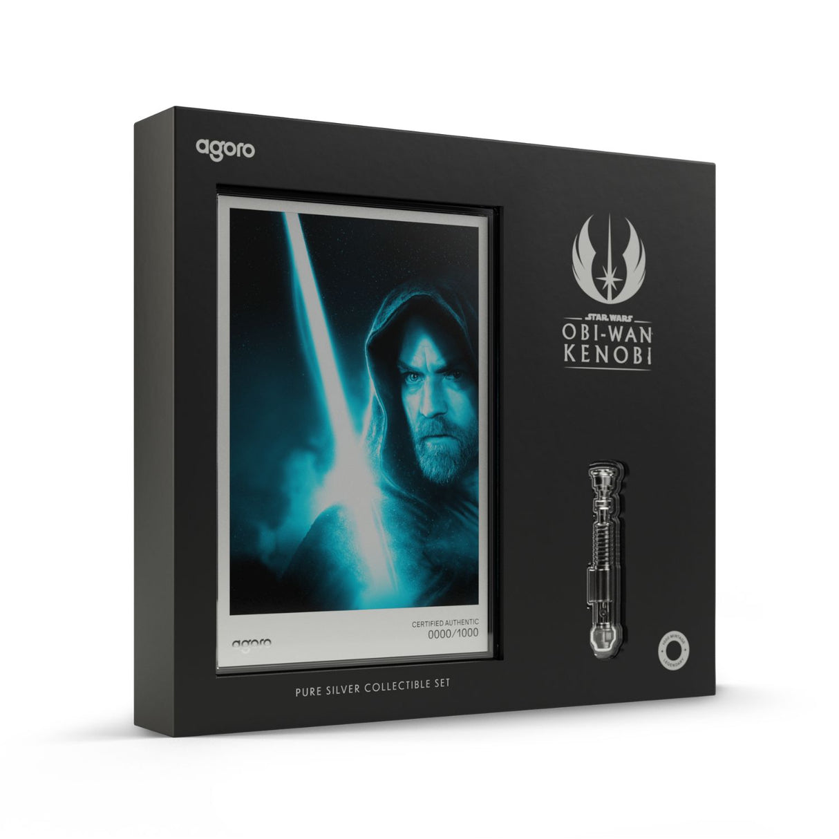 Star Wars™ Obi-Wan Kenobi™ Lightsaber $1 1/2oz & $1 5g Silver Proof 2-Coin Set