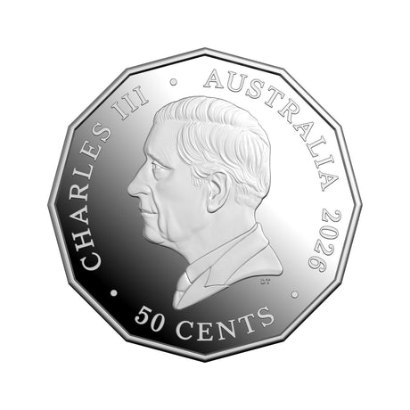 Australia Wave Hill Walk Off 60th Anniversary & Aboriginal Land Rights (Northern Territory) Act 1976 50th Anniversary 2026 50c Silver Proof Coin