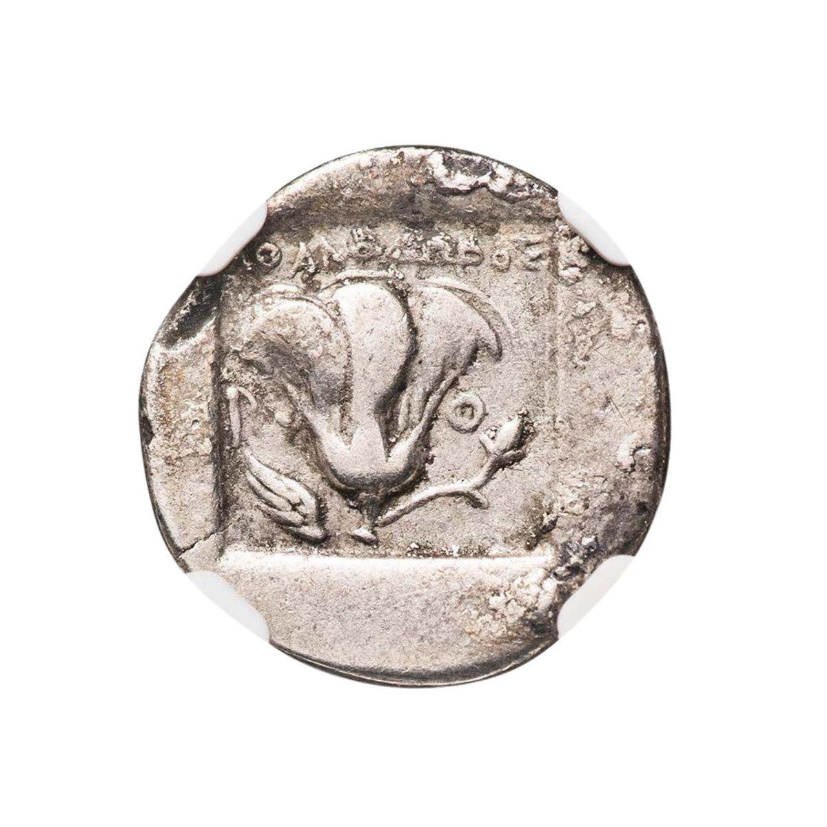 Caria Rhodes Plinthophoric Drachm NGC Fine