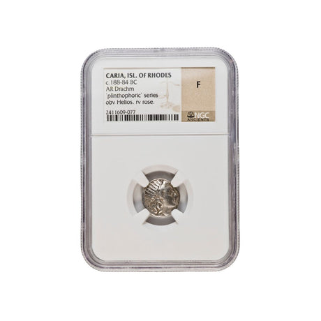 Caria Rhodes Plinthophoric Drachm NGC Fine