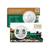 2022 50c Australian Train Heritage Steam Power Set of Uncirculated Coins in RAM Folder