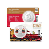 2022 50c Australian Train Heritage Steam Power Set of Uncirculated Coins in RAM Folder