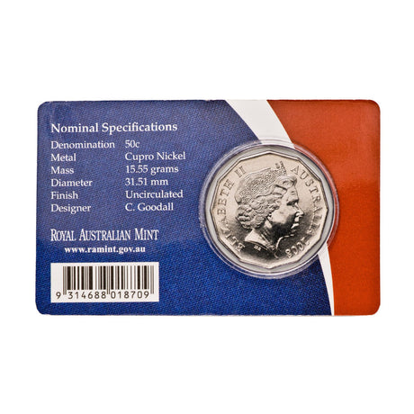 Australia Scouts Centenary 2008 50c Cupro-Nickel Uncirculated Coin
