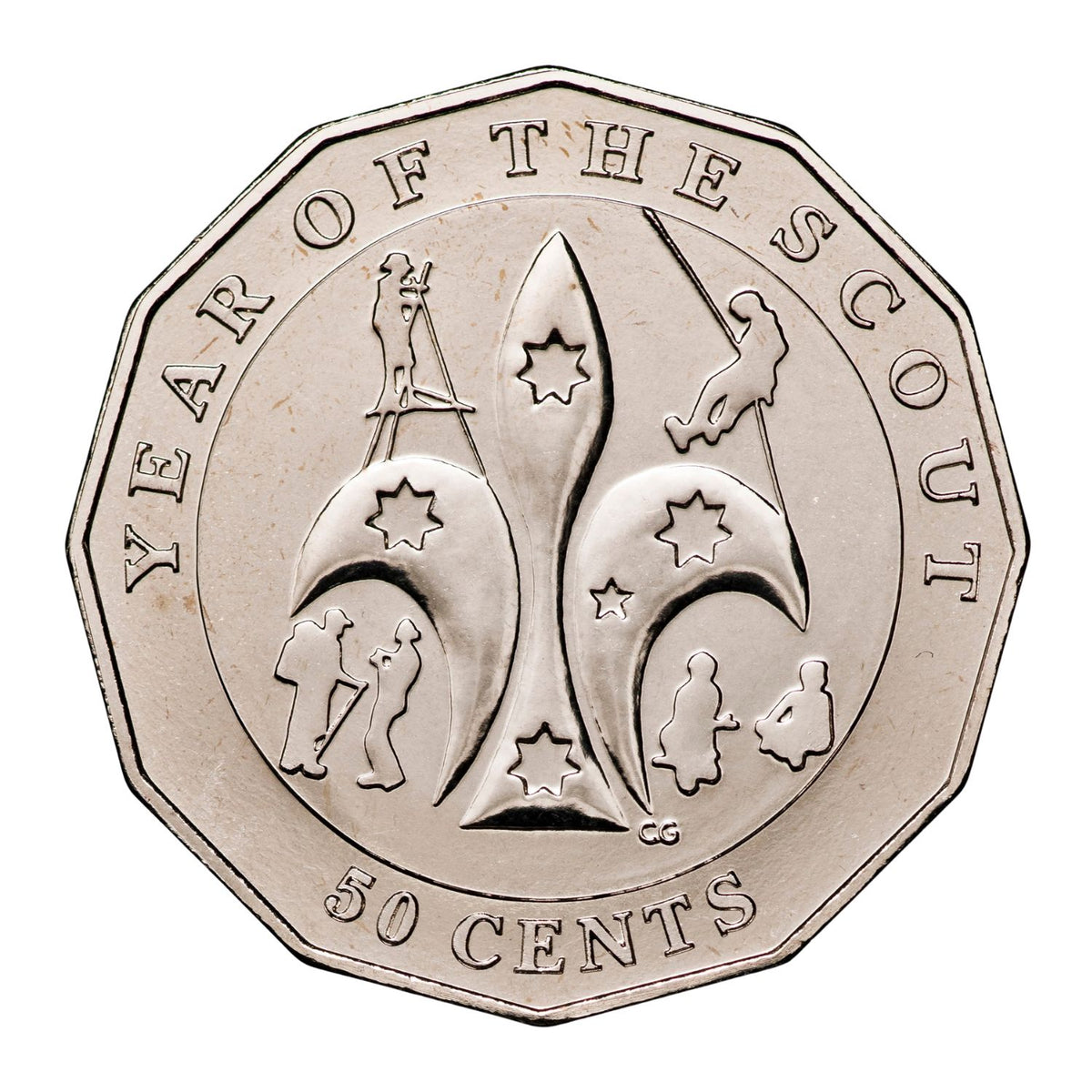 Australia Scouts Centenary 2008 50c Cupro-Nickel Uncirculated Coin