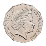 2010 50c Royal Engagement of William & Catherine Unc coin