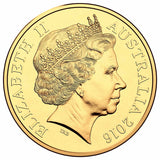 2016 50c 50th Anniversary of Decimal Currently Special Release Open Day Gold Plated Silver Uncirculated Coin