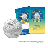 2021 50c Merry Christmas Summer in Australia Unc Coin