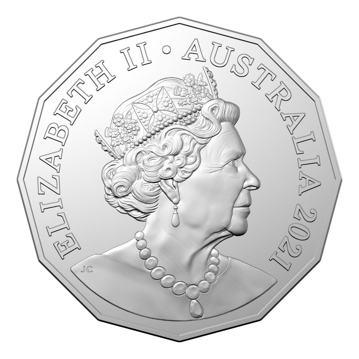 2021 50c Merry Christmas Summer in Australia Unc Coin