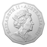 2021 50c Merry Christmas Summer in Australia Unc Coin