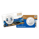 2022 50c Australian Steam Power Victorian Railways R Class R711 "Spirit of Bendigo Unc coin in RAM card