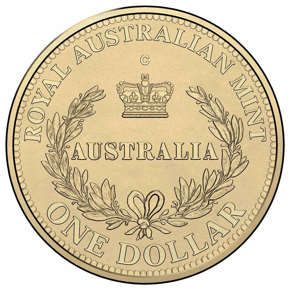 2016 $1 Australia's First Mints mint mark - mintmark of our choice UNC