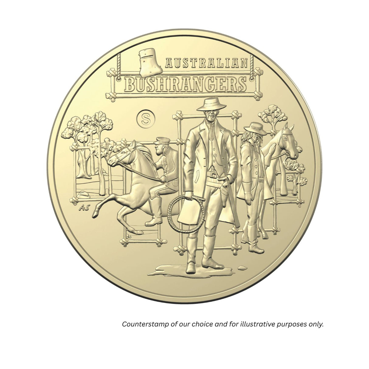 2019 $1 The BOLD The BAD The UGLY Australia's Wild Colonial Bushrangers mint mark - mint mark of our choice Uncirculated Coin