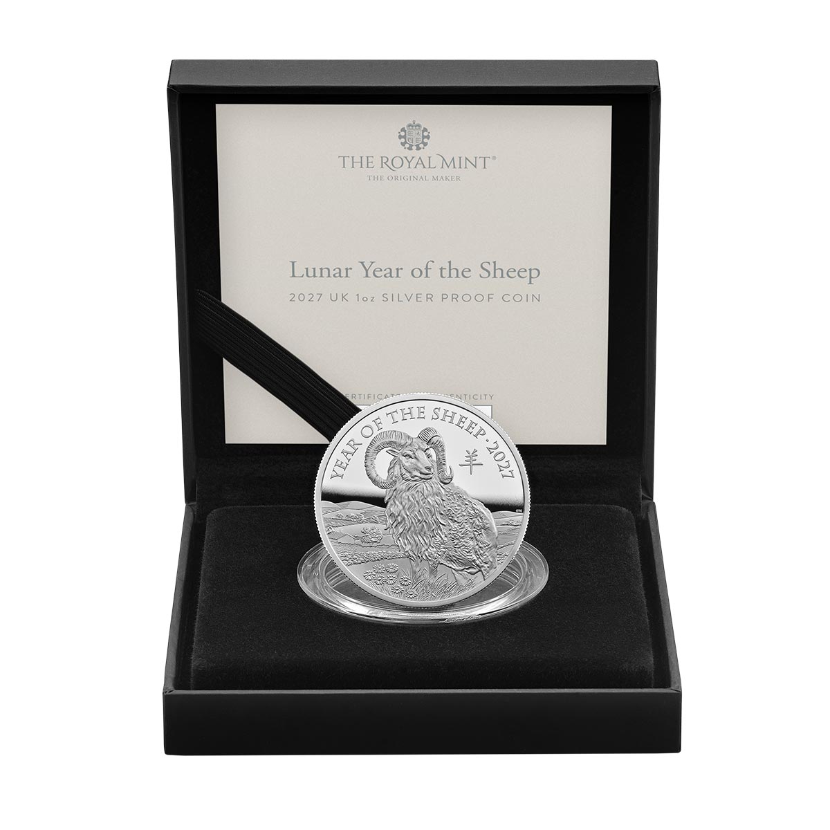 Great Britain Lunar Year of the Sheep 2027 £2 1oz Silver Proof Coin