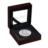 Australian Opal Wings Blue Triangle Butterfly 2026 $2 Opal 1oz Silver Proof Coin