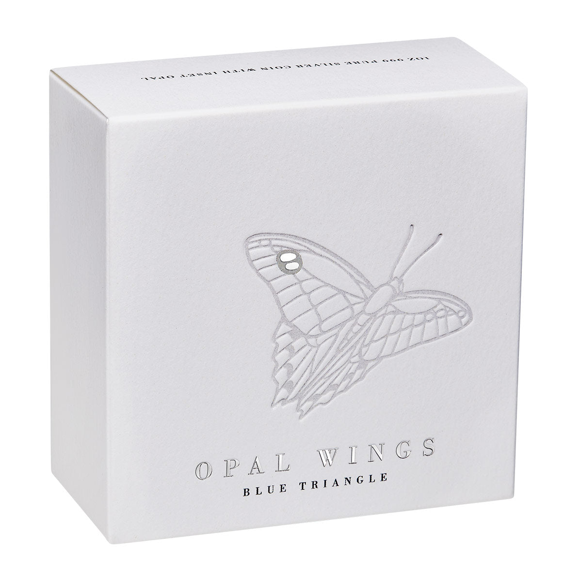 Australian Opal Wings Blue Triangle Butterfly 2026 $2 Opal 1oz Silver Proof Coin