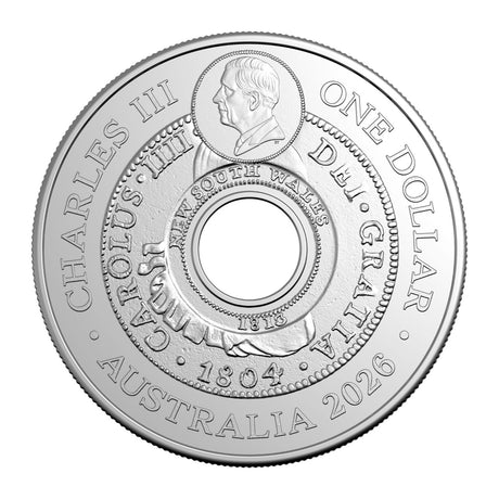 Australia Holey Dollar 2026 $1 Cupro-Nickel Uncirculated Coin