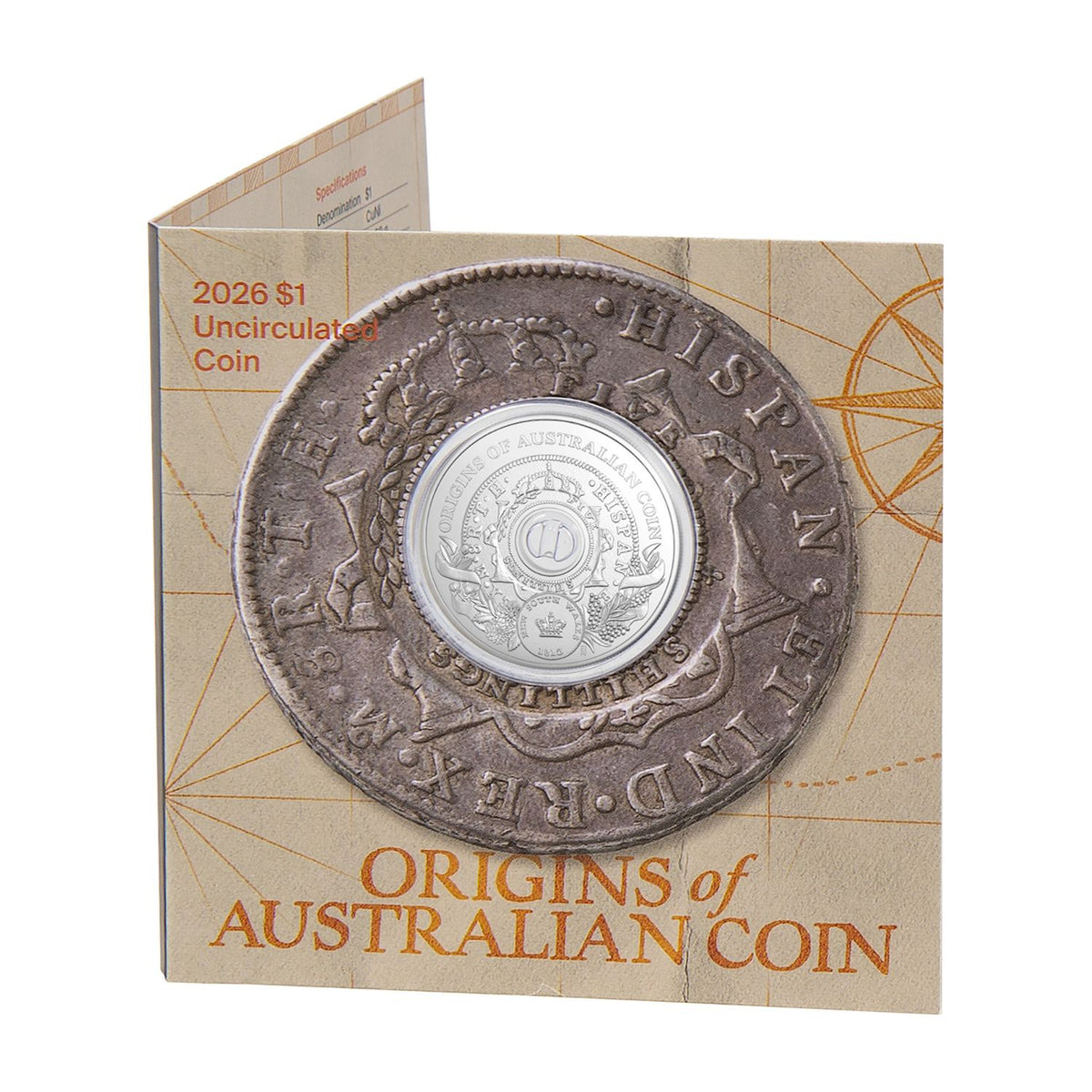 Australia Holey Dollar 2026 $1 Cupro-Nickel Uncirculated Coin