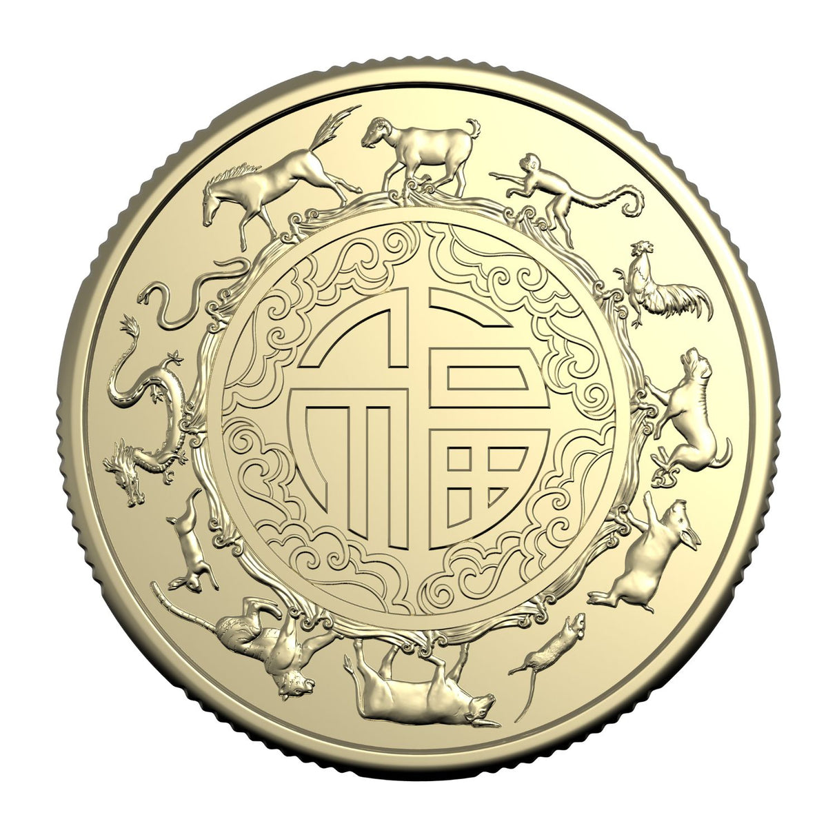 Australia Lunar Year of the Goat 2027 $1 Aluminium-Bronze Uncirculated 2-Coin Set
