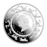 Australia Lunar Year of the Goat 2027 $5 Domed 1oz Silver Proof Coin