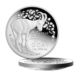Australia Lunar Year of the Goat 2027 $5 Domed 1oz Silver Proof Coin