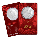 Australia Lunar Year of the Goat 2027 50c Tetradecagon Cupro-Nickel Uncirculated Coin