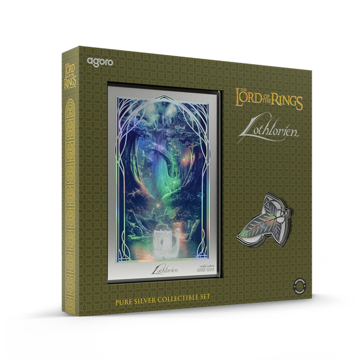 Lord of the Rings 2026 Elven Brooch & Lothlorien $1 1/2oz & $1 5g Silver Proof 2-Coin Set