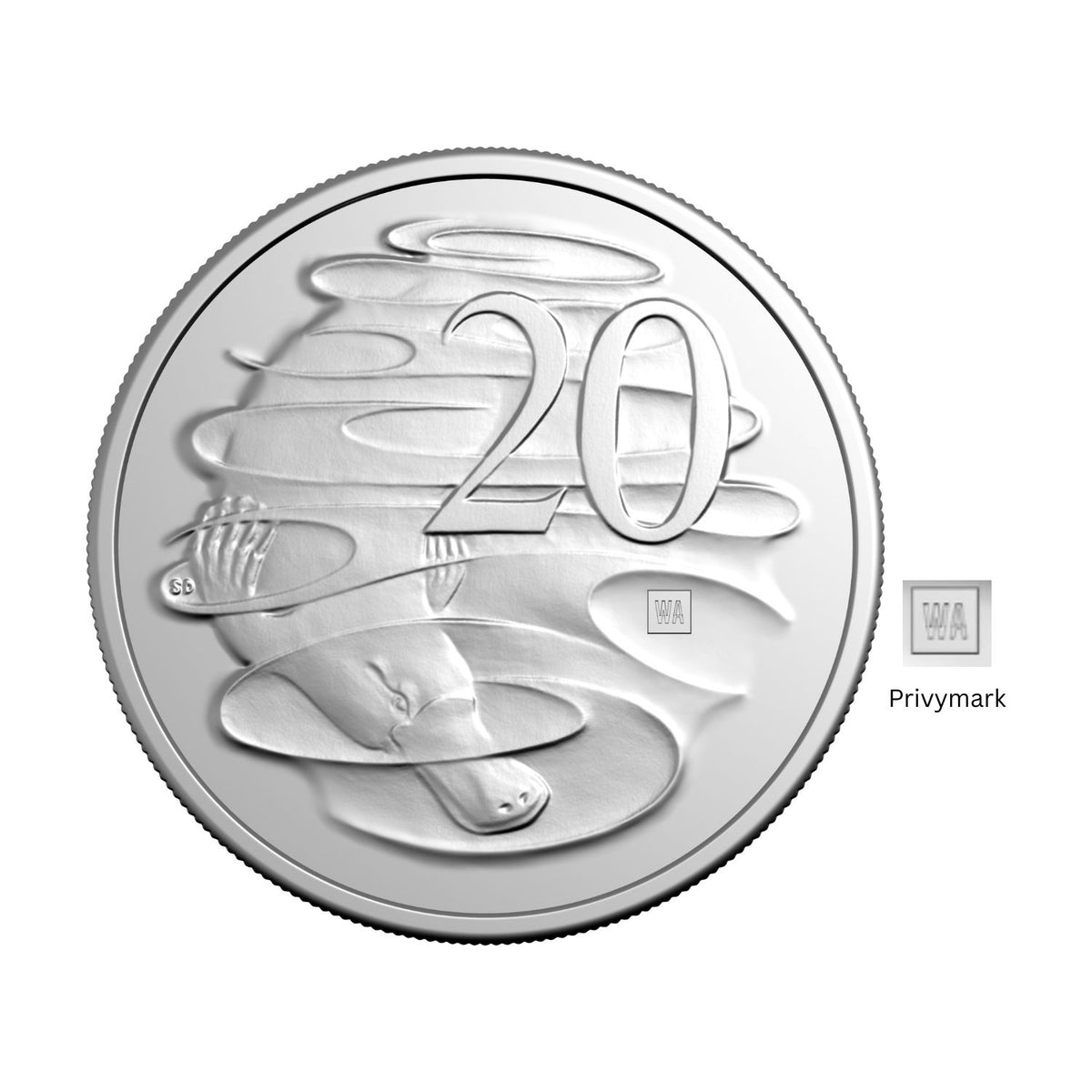 Australia ANDA Perth Money Expo 2026 20c WA Privymark Cupro-Nickel Uncirculated Coin