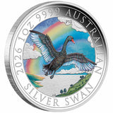 Australia ANDA Perth Money Expo 2026 $1 Swan Colour 1oz Silver Uncirculated Coin