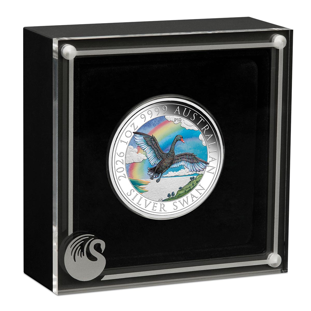Australia ANDA Perth Money Expo 2026 $1 Swan Colour 1oz Silver Uncirculated Coin