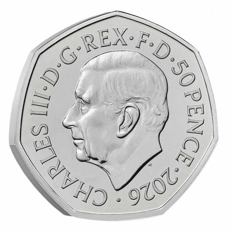 Great Britain Star Trek 60th Anniversary 2026 50p Live Long & Prosper Brilliant Uncirculated Coin