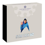 Great Britain Star Trek 60th Anniversary 2026 50p Live Long & Prosper Colour Silver Proof Coin