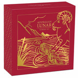 Australia Lunar Year of the Goat 2027 $100 1oz Gold Proof Coin