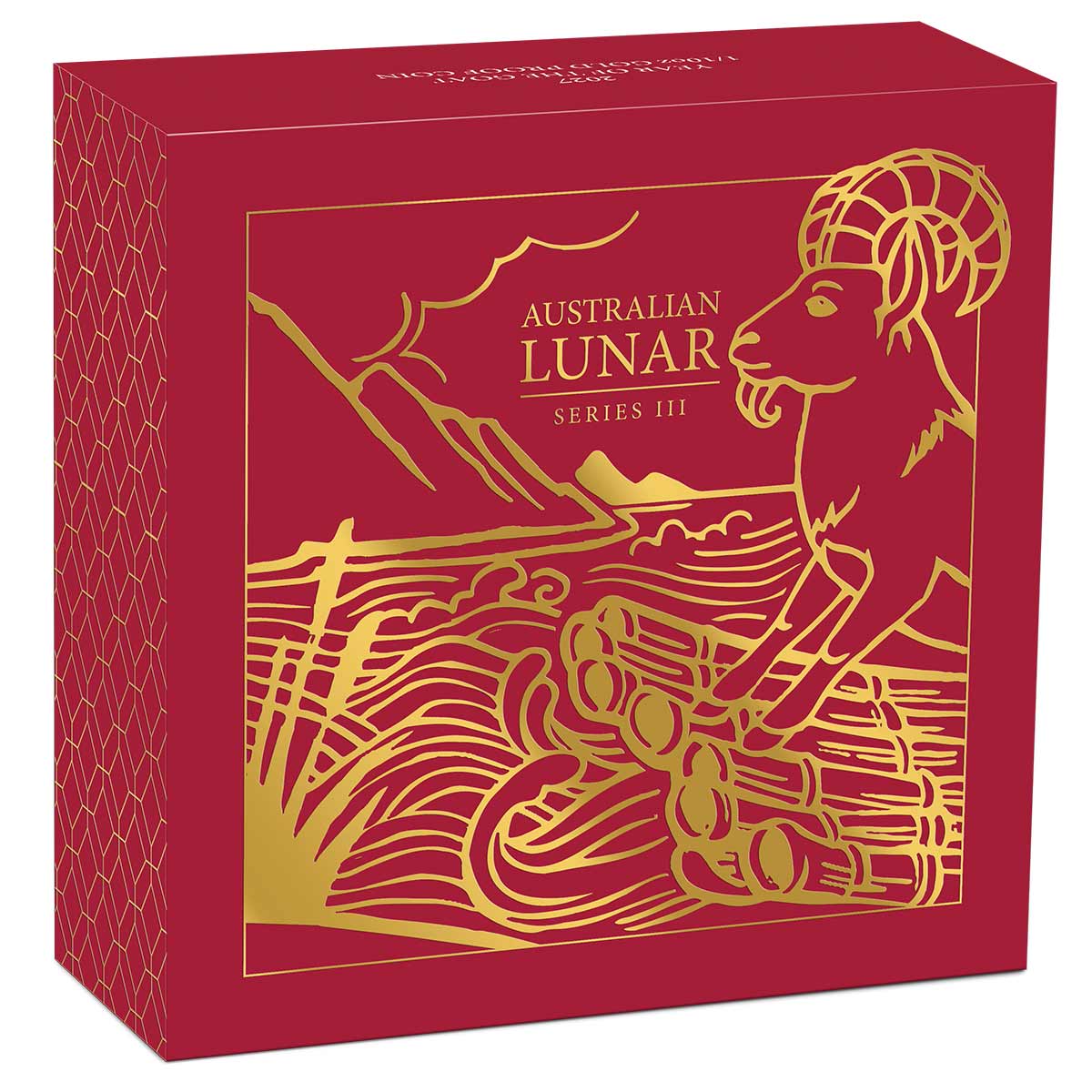 Australia Lunar Year of the Goat 2027 $15 1/10oz Gold Proof Coin