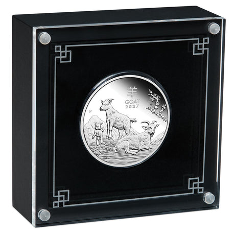 Australia Lunar Year of the Goat 2027 $1 1oz Silver Proof Coin