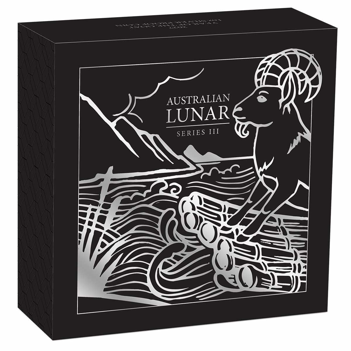 Australia Lunar Year of the Goat 2027 $1 1oz Silver Proof Coin