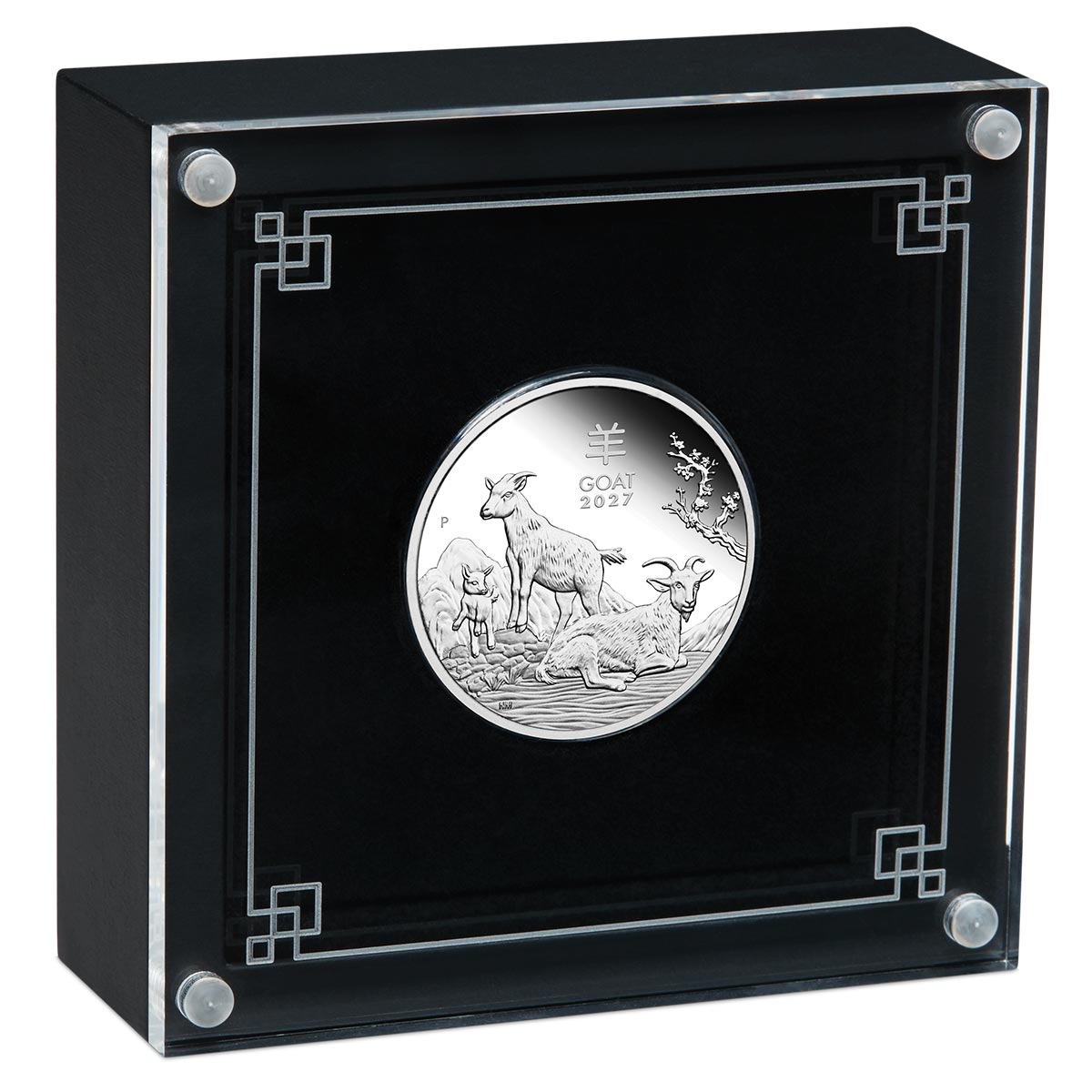 Australia Lunar Year of the Goat 2027 50c 1/2oz Silver Proof Coin