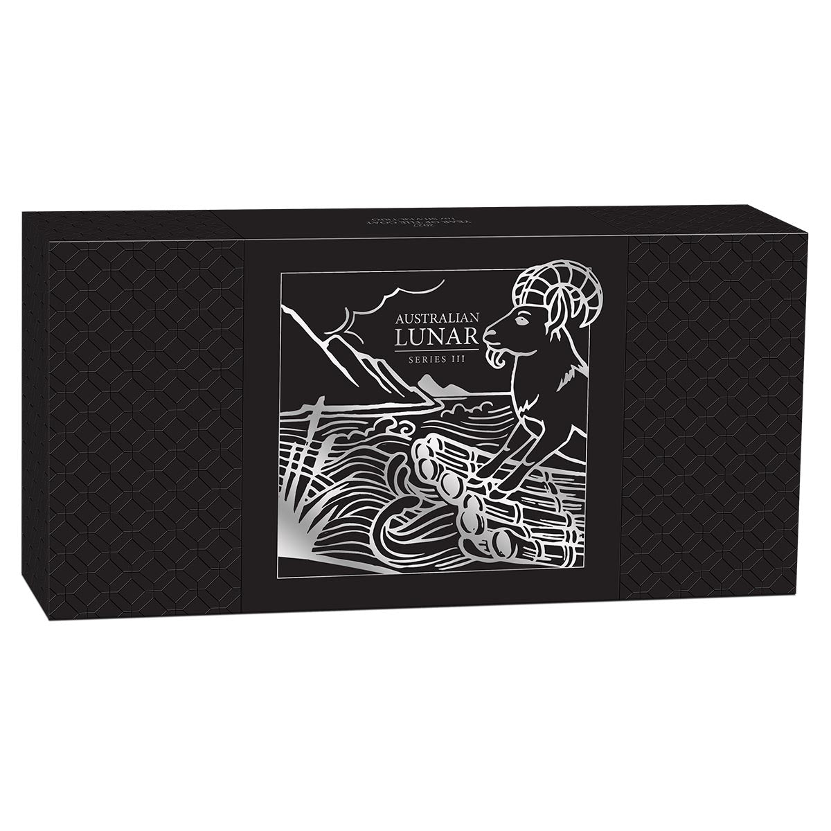 Australia Lunar Year of the Goat 2027 $1 1oz Silver 3-Coin Set