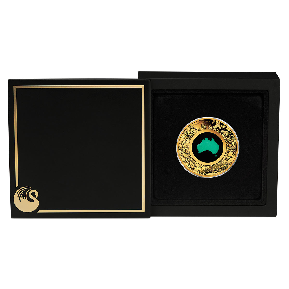 Australia Great Southern Land 2026 $100 Chrysoprase 1oz Gold Proof Coin
