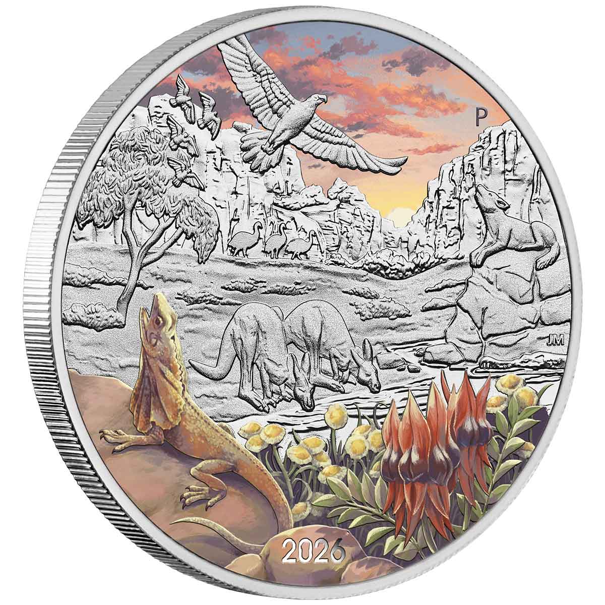 Australia 2026 $1 Wonders of Australia The Outback Colour 1oz Silver Uncirculated Coin