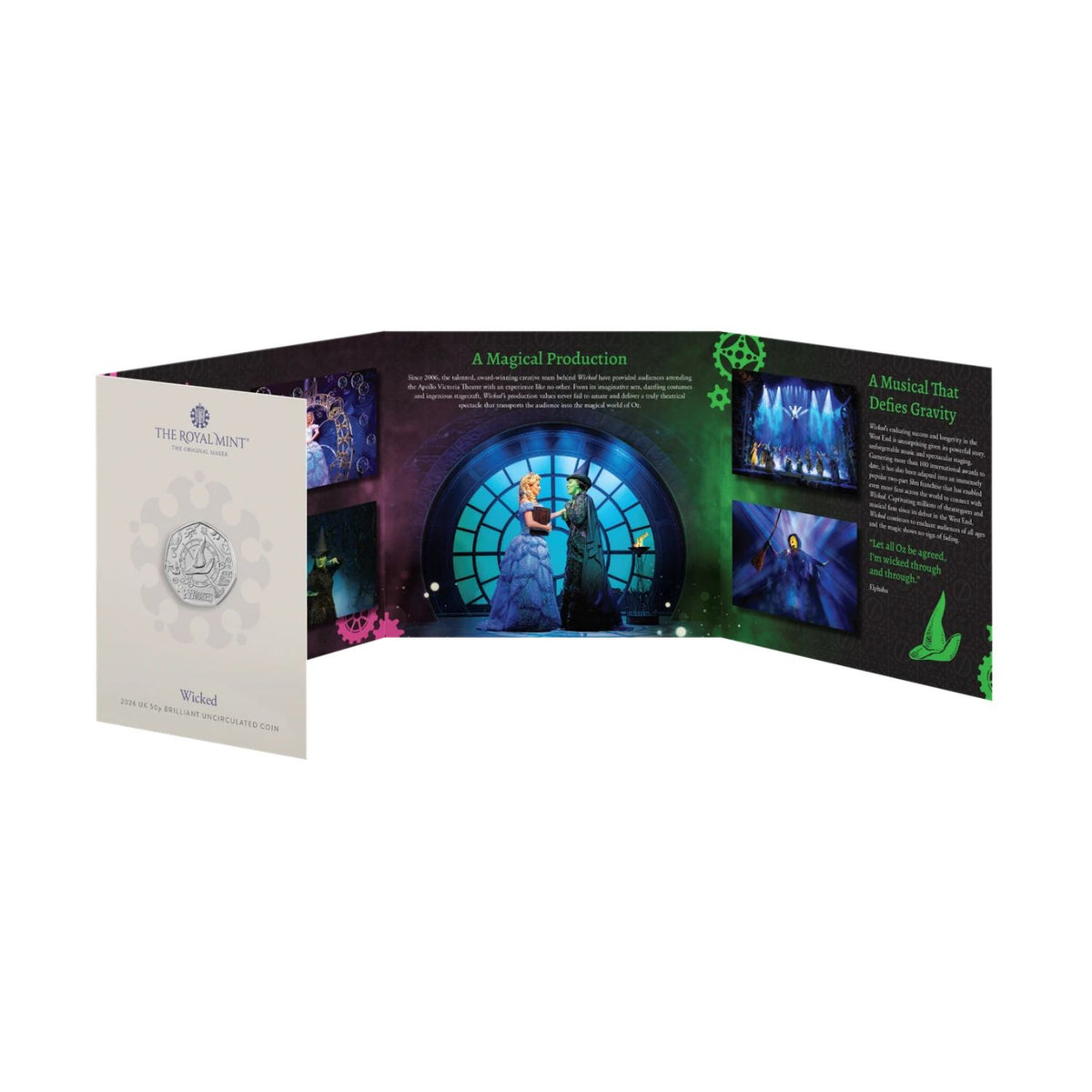 Great Britain Wicked 20th Anniversary 2026 50p Brilliant Uncirculated Coin