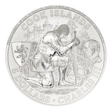 Medieval Knights 2026 $5 Jousting High Relief Colour 1oz Silver Proof Coin