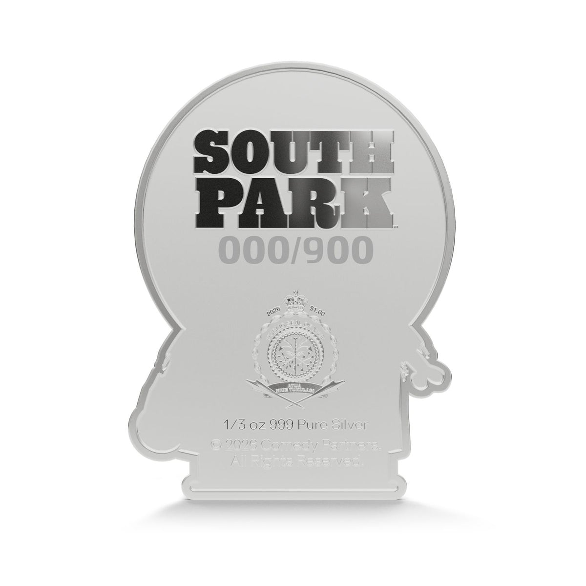 South Park Trick-or-Treat Kenny 2026 $1 Colour 1/3oz Silver Proof Coin