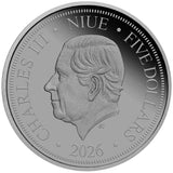 Australia's Dark Bees 2026 $2 Lucifer Bee 2oz Black Proof Coin
