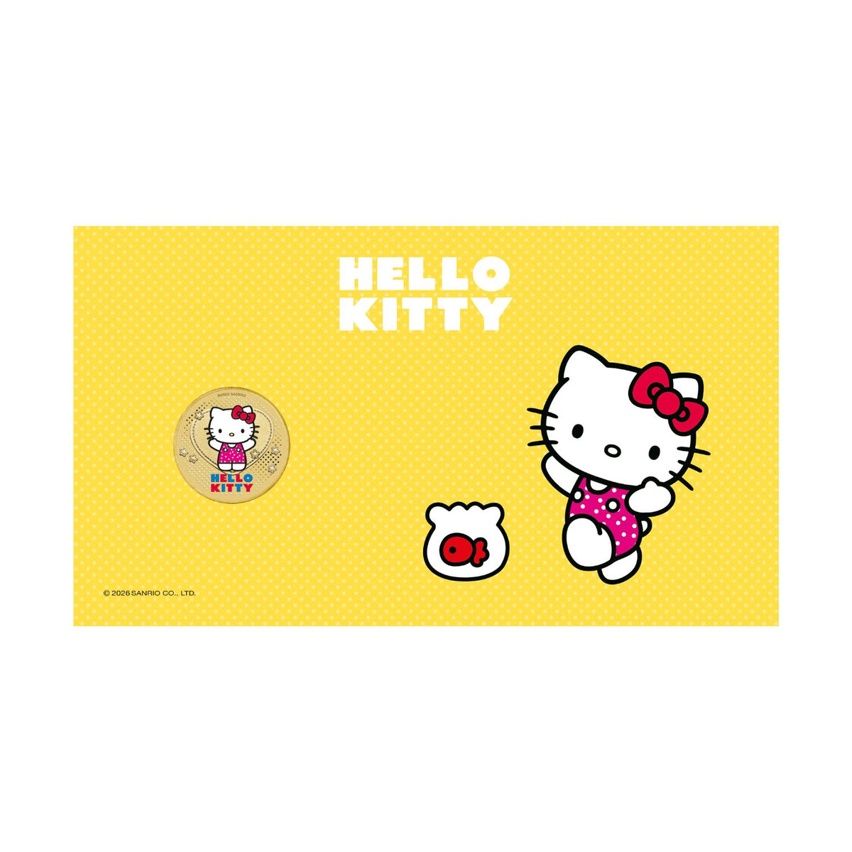 Hello Kitty 2026 $1 Stamp & Coin Cover