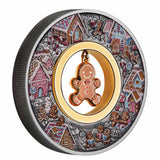 Australia Christmas Gingerbread Man 2026 $2 2oz Silver Antique Coin