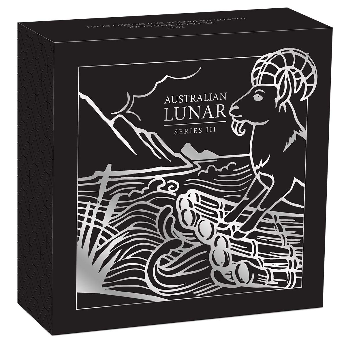 Australia Lunar Year of the Goat 2027 $1 Colour 1oz Silver Proof Coin