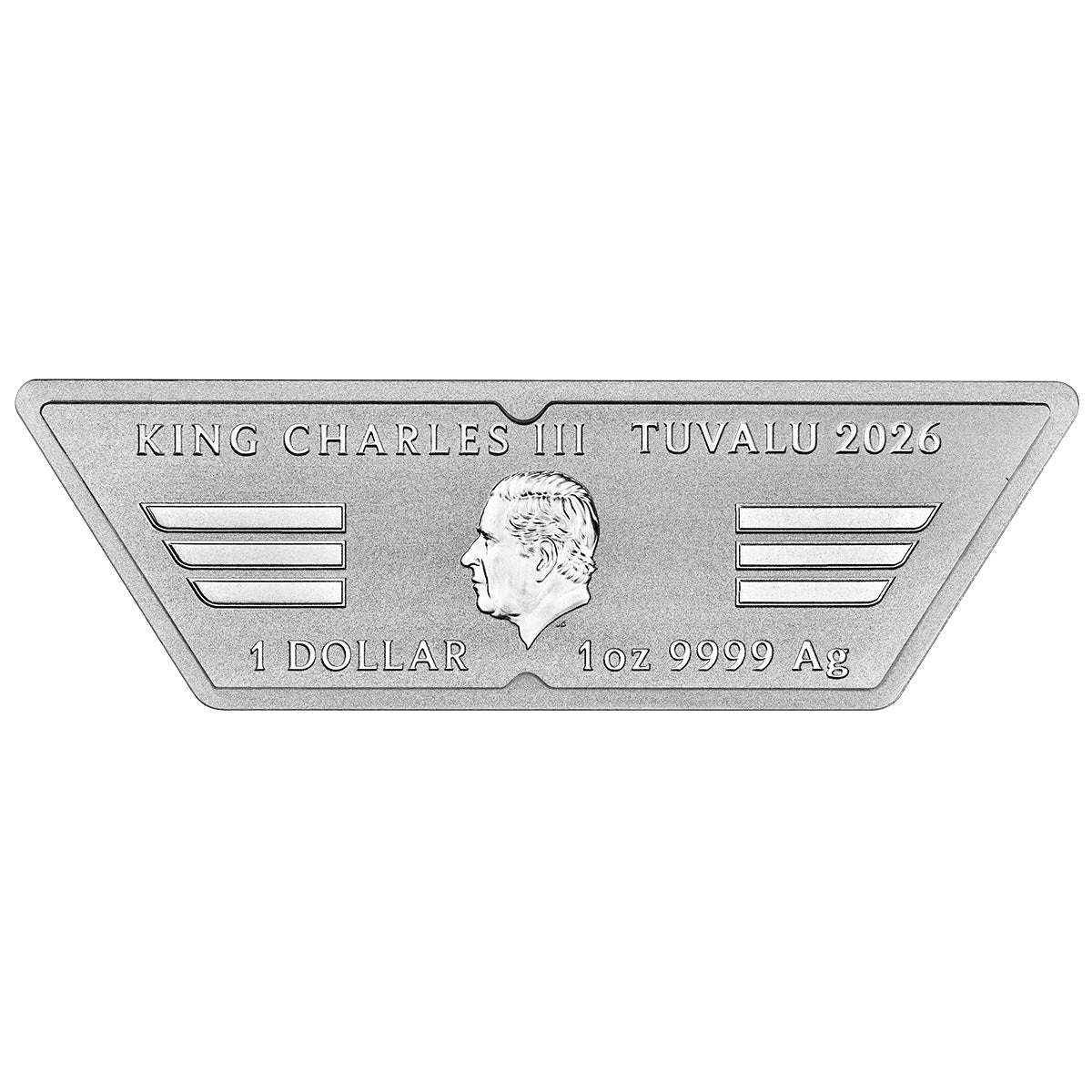 Top Gun 40th Anniversary 2026 $1 Colour Logo 1oz Silver Uncirculated Coin