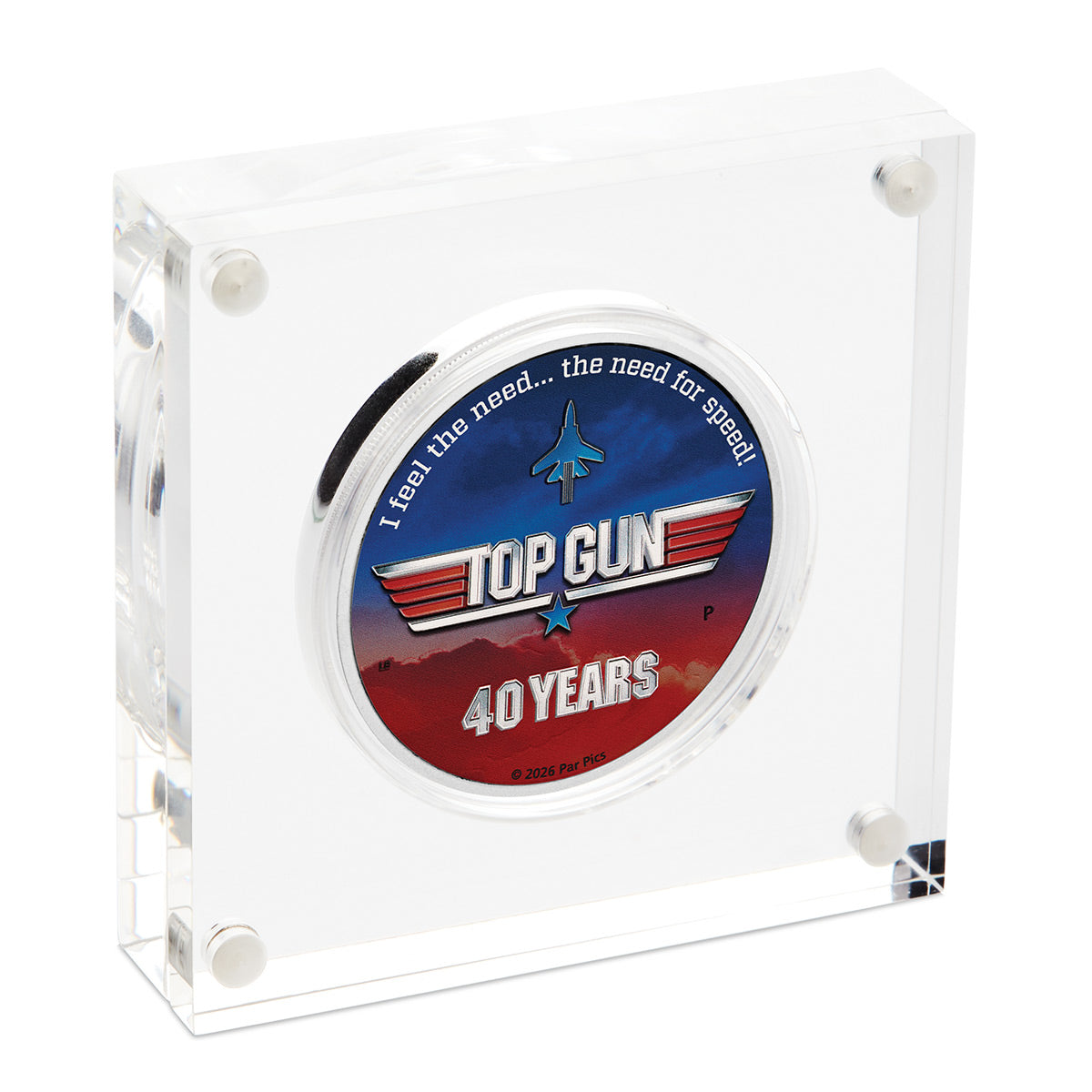 Top Gun 40th Anniversary 2026 $1 Colour 1oz Silver Uncirculated Coin