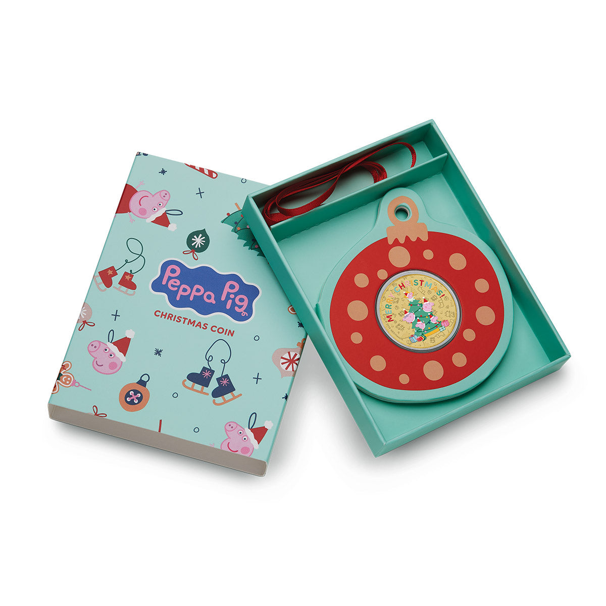 Peppa Pig Christmas 2026 $1 Colour Brilliant Uncirculated Coin