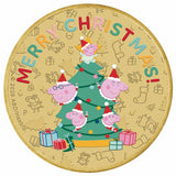 Peppa Pig Christmas 2026 $1 Colour Brilliant Uncirculated Coin